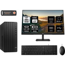 Hp Pro Tower 290 G9 Intel Core I5 13500 40GB 512GB SSD 21.5" Fhd Monitör 8T2W9ES Fdos Masaüstü Bilgisayar & Per4 USB Bellek 8T2W9ESMNT337