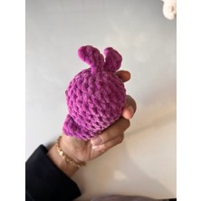 Marifetli Tığım Kadife Tavşan Oyuncak / Amigurumi Tavşan