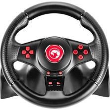 Marvo GT-903 Oyun Yarış Direksiyonu  Pedallı ve Vitesli 180 Derece Açı Pc, Ps3, Ps4, Xbox, Switch, Android