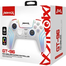 Monka Contra Gt-96 Ps 4 Joystick X Box Tablet Telefon Pc Uyumlu Bluetooth Titreşimli Kablosuz Oyun Kolu