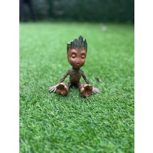 Work3d Baby Groot 3D Renkli Figür