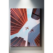 Suala Gökdelen Manzarası Tablosu-1379