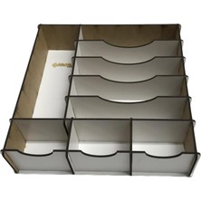 Minmax Çekmece Içi Ahşap Para Düzenleyici 25*25*6CMT429B Beyaz