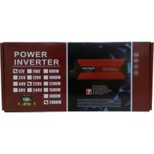 Power İnverter 2000 Watt Modifiye Sınus Invertör Dönüştürücü 12/230V USB Akü Bağlantılı