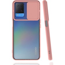 ENSUENO Oppo A54 4g Kılıf Lensi Kapak - Açık Pembe