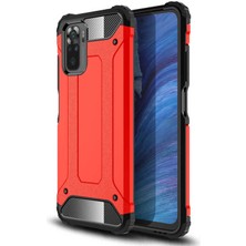 ZORE Xiaomi Poco M5S Kılıf Crash Silikon Kapak-Kırmızı