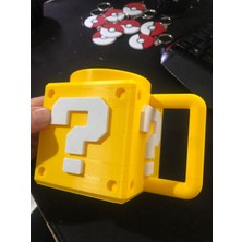 Work3d Super Mario Kutu Içecek Mug'ı 3D Baskı Figür