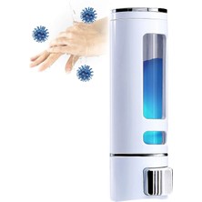 Main Shop 400Ml El Dezenfektanı Sabunluk Manuel Şampuan Sıvı Tutucu Banyo Mutfak Lavabo Oteller 1 Adet Beyaz