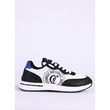 Just Cavalli Just Cavalli Beyaz - Siyah - Mavi Erkek Sneaker Fondo Actıon Basıc Dıs. 05