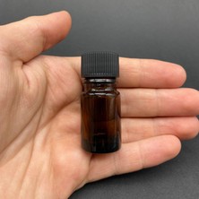 Labshop41 Kahverengi Cam Kapaklı Şişe 5 ml ,  Kahverengi Cam Şişe x 10 Adet