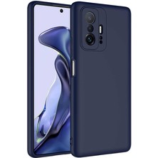 ZORE Xiaomi Mi 11T 5g Kılıf Mara Lansman Kapak-Lacivert