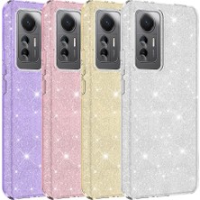 ZORE Xiaomi Xiaomi 12 Lite Kılıf Shining Silikon-Pembe