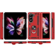 ZORE Galaxy Z Fold 5 Kılıf Vega Kapak-Kırmızı