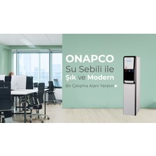 Onapco 6 Aşamalı Arıtmalı Su Sebili Tam Boy Siyah OD-3FS01