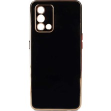 ZORE Oppo A74 4g Kılıf Bark Kapak-Siyah