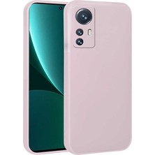 ZORE Xiaomi Xiaomi 12 Lite Kılıf Premier Silikon Kapak-Rose Gold