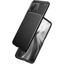 ZORE Xiaomi Mi 11 Lite Kılıf Negro Silikon Kapak-Siyah