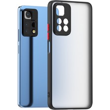 Novatis Xiaomi Redmi Note 11 Pro 4g Uyumlu Ekran Koruyucu + Kılıf 3D Kamera Korumalı Arkası Mat Darbe Emici