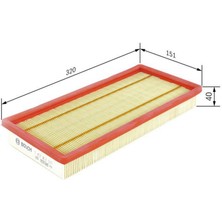 Bosch Hava Filtresi Fiat Egea 1.4 15 -, Grande Punto 1.4 16V 05-11, Punto 1.4 03-12, Doblo 1.4 10 -, Bravo Ii 1.4 07-14, 500L 1.4 12 - 12