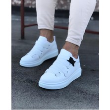 Oby Shoes & Bag WG033 Beyaz Erkek Yüksek Taban  Ayakkabı