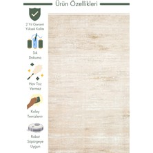 Carpetdocia Marble Serisi Modern Desenli Salon Oturma Odası Koridor Antre Şık Halı 01 Cream Beıge