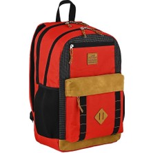 Panther PT-5180 Nubuck Cool. Okul Sırt Çantası Kırmızı