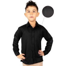 Mnk Baby & Kids Düz Renk Erkek Çocuk Gömlek MNK0575