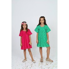 HC Kids Wear Kız Çocuk Fistolu  Elbise