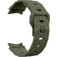 AktarMobile Samsung Galaxy Watch 6 Classic 43 47 mm Silikon Kordon Geometrik Desenli Spor Tasarım Premium Kayış