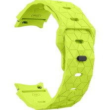 AktarMobile Samsung Galaxy Watch 6 Classic 43 47 mm Silikon Kordon Geometrik Desenli Spor Tasarım Premium Kayış