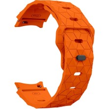 AktarMobile Samsung Galaxy Watch 6 Classic 43 47 mm Silikon Kordon Geometrik Desenli Spor Tasarım Premium Kayış