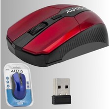 Auris Kablosuz Bağlantılı 1600 Dpı Yazılımsız Optik Mouse