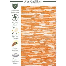 Carpetdocia Didim Kaymaz Tabanlı Modern Oturma Odası Salon Koridor Mutfak Ince Dokuma Halı 01 Terra