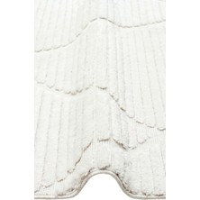 Carpetdocia Tabasco Serisi Etnik Desenli Oturma Odası Salon Koridor Antre Modern Iskindinav Halı Tab 07 Whıte