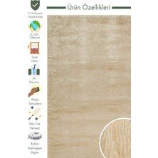 Carpetdocia Royal %100 Naturel Düz Desenli El Emeğiyle Özel Tezgahlarda Üretilen Tensel Uşak Halısı 01 Beıge