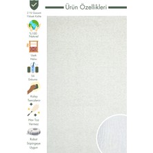 Carpetdocia Royal %100 Naturel Düz Desenli El Emeğiyle Özel Tezgahlarda Üretilen Tensel Uşak Halısı 01 Ivory Nz