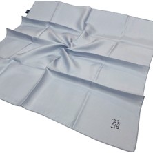 Levidor Düz Twill Ipek Eşarp - Bebe Mavi