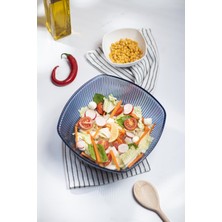 Molvea Akrilik Barok Büyük Kare 3,3 Litre Meyve & Salata Kasesi & Karıştırma Kabı