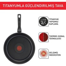 Tefal Titanium 3X Force İndüksiyon Tava 28CM - 2100134006