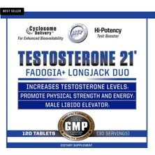 Hi-Tech Pharmaceuticals Testosterone-21  120 Tablet usa Menşei  3640