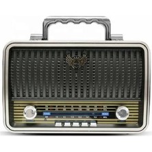 Pell MD-1909BT-BLUETOOTH Portable Şarjlı Hoparlörler Nostaljık Radyo