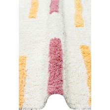 Carpetdocia Cotton Baby %100 Naturel Pamuk Yıkanabilir Kaymaz Tabanlı Bebek Halısı 03 Multy Xw