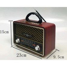 Pell M-156BT Ahşap Görünümlü Nostaljik Radyo