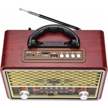 Pell M-156BT Ahşap Görünümlü Nostaljik Radyo