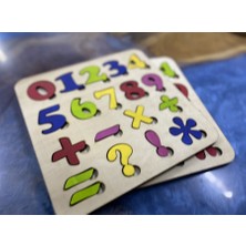Letbil Reklam Zeka Oyunu Sayılar 25X25 cm (Yapboz Boyalı)