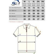 GW Moreno Erkek Yumuşak Dokulu Regular Fit Verev Diagonal Jakar Polo Yaka Fermuarlı T-Shirt & T-Shirt