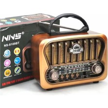 Pell Radyo Nostaljı Sarjlı Bt/usb/sd Nns NS-8109BT