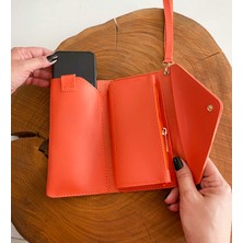 Gia Design Telefon Bölmeli Çıkarılabilir Askılı Günlük Kadın Cüzdanı