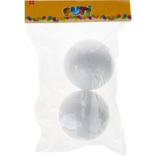 Puti Köpük Top 10CM 2 Li KOD4797 4797