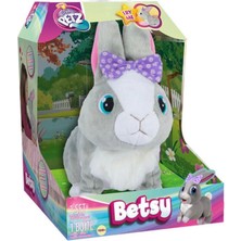 Nessi World Nessiworld 9586 Sesli ve Hareketli Peluş Tavşan Betsy -Sunman